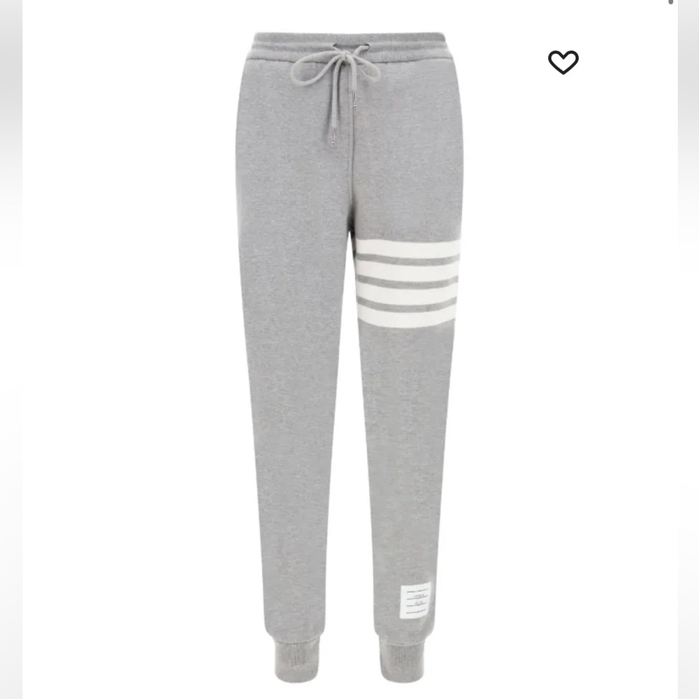 Thom Browne Grey Classic Four Bar Lounge Pants